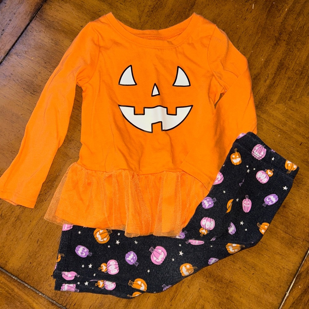 Jumping Beans Halloween Pumpkin Costume - Orange and Black